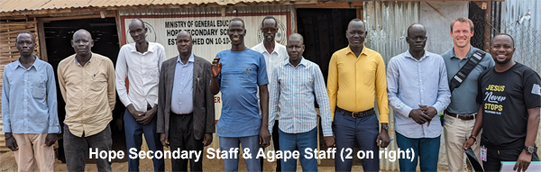 Hope Secondary Staff and Agape Staff